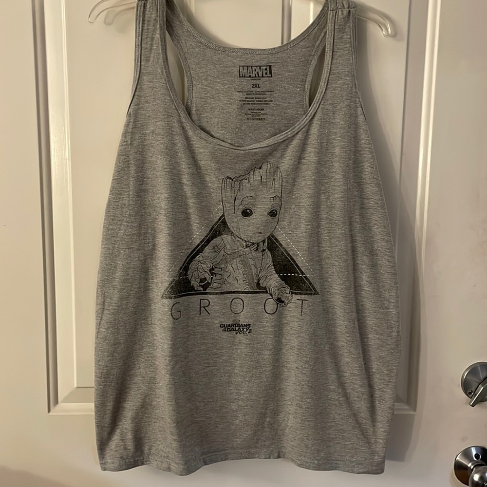 🌷4/$15 Marvel Groot Tank - 2XL